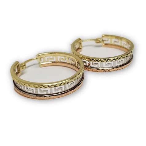 boucle d'oreilles versace|Versace Boucles d’Oreilles Femme .